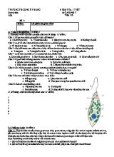 Đề kiểm tra một tiết Sinh học lớp 7 - Đề 1 - Năm học 2016-2017 - Trường THCS Ngũ Phụng